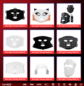 ILUXRED Maschera Viso e Collo per Terapia a Luce Rossa Lavabile ed Ecologica, Dispositivo LED a Infrarossi e Luce Vicina Infrarossa in Silicone per la Cura della Pelle - Product Image 4