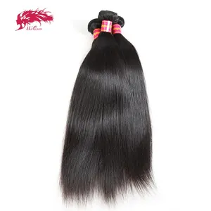 Ali Queen Straight Virgin Human Hair 18 34 inch peruvian hair weave extensions