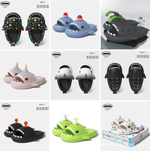 <span class=keywords><strong>Chanclas</strong></span> <span class=keywords><strong>de</strong></span> Tiburón EVA <span class=keywords><strong>de</strong></span> Suela Gruesa Hueca, <span class=keywords><strong>de</strong></span> Moda para Comercio Exterior, para Verano, para Parejas, Hombres y Mujeres, para Exteriores - Product Image 3