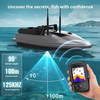 Bateau de pêche intelligent V600Pro avec GPS et télécommande, grande capacité de charge, équipement de pêche extérieur et sondeur de poissons, vente en gros