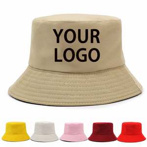 Hot Sale Custom <b>Bucket</b> Hat Cotton Two-side Casquette Custom Embroidery Letters <b>Bucket</b> Hat Custom logo Hat - Product Image 2
