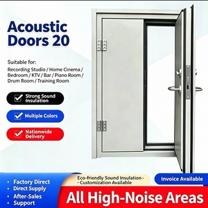 Puerta Insonorizada de 50dB STC, Puerta Acústica de Acero y Polímero de Alta Resistencia <span class=keywords><strong>para</strong></span> Uso Comercial - Product Image 6