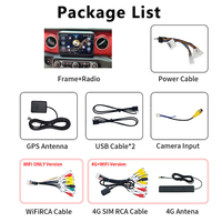 Autoradio Android 9 pouces 8 cœurs 4G DSP Lecteur multimédia de voiture Écran tactile Radio stéréo pour Jeep Wrangler 2018~2021 avec Carplay