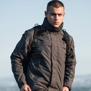 Vestes d'extérieur pour hommes trois en un <span class=keywords><strong>hiver</strong></span> chaud imperméable coupe-vent détachable deux pièces tactique veste alpinisme <span class=keywords><strong>costume</strong></span> - Product Image 4