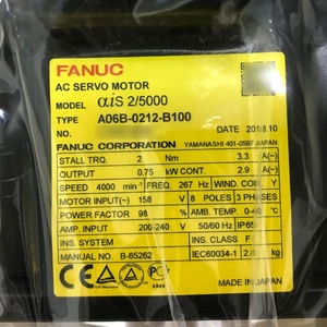 A06B-0212-B100 Accessoires du système de machine FANUC Moteur AC d'origine neuf avec garantie d'un an - Product Image 1