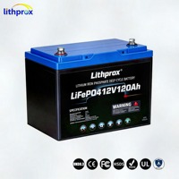 Batterie de chariot élévateur au lithium LFP de qualité A 12V 120AH avec protection contre les surcharges, sûre et stable pour la logistique industrielle CE MSDS IP67 RoHS