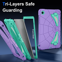Étui robuste et résistant pour Samsung Tab A11 Plus A9 Plus 11 avec béquille et bandoulière, design de dessin animé pour enfants, OEM ODM