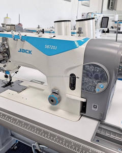 Machine à coudre industrielle à point noué informatisée à deux aiguilles JACK JK-58720J, grand crochet, aiguilles fixes - Product Image 4