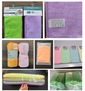 Produits de nettoyage automobile en gros, chiffon en microfibre pour voiture, 300 g/m², chiffon de lavage de voiture, nettoyage en microfibre - Product Image 6