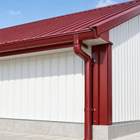 Entrepôt en structure métallique certifié usine, bâtiment métallique préfabriqué PEB, atelier de stockage industriel anti-corrosion, école, centre commercial