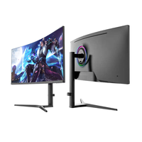 بسعر المصنع 34 بوصة ألتروادي للألعاب Monitores منحنى كومبيوتر مكتبي msi 34 بوصة شاشة منحنية 4k 47 hz