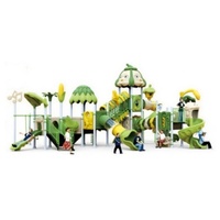 Équipement de divertissement en plein air très vendu, aire de jeux en matière plastique pour jardin d'enfants, restaurant, parc d'attractions, école, etc.