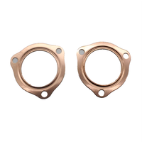 Joints de collecteur d'échappement en cuivre réutilisables de 2 1/2 "pour SBC BBC 302 350 454 2.5"