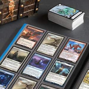 Reliure pour cartes de sport en PP bleu à 9 emplacements avec 360 pochettes - Product Image 5