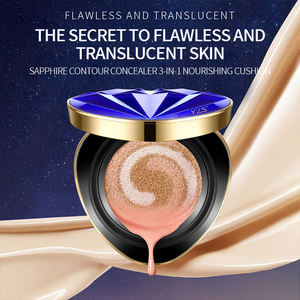 Vente en gros de saphir de marque privée YZS 12g avec <span class=keywords><strong>miroir</strong></span> pour modifier le <span class=keywords><strong>contour</strong></span> correcteur soins de la peau du visage crème à coussin d'air 3 en 1 - Product Image 2