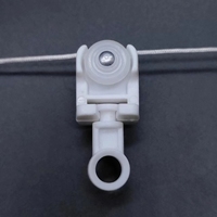 60/70/80mm Premium Qualität S Wave Vorhangs chiene Zubehör Ripple Fold Curtain Runner Schienen haken hängen