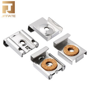 Clips pendentifs miroir à ressort Kit de fixation murale <span class=keywords><strong>pince</strong></span> de plaque de Support <span class=keywords><strong>pince</strong></span> fixe en <span class=keywords><strong>verre</strong></span> - Product Image 3