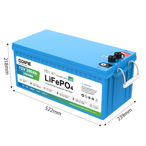 Batería de Fosfato de Hierro y Litio de 12V 280Ah del Fabricante con RJ45 CAN BMS IP67 para Aplicaciones Marinas - Product Image 2