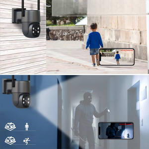 Smart Solar inalámbrico 4G Cctv cámara de seguridad 4mp 4K visión nocturna Ip Ptz detección de movimiento grabación de vídeo tarjeta de memoria para exteriores - Product Image 3