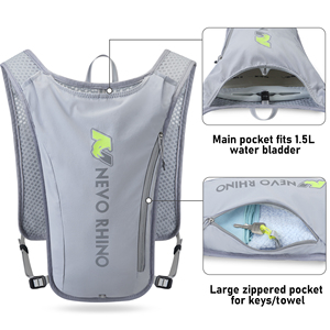 Chaleco Deportivo <span class=keywords><strong>de</strong></span> <span class=keywords><strong>Hidratación</strong></span> <span class=keywords><strong>para</strong></span> Correr, con Bolsa <span class=keywords><strong>de</strong></span> Agua Impermeable <span class=keywords><strong>de</strong></span> 5.5L, <span class=keywords><strong>para</strong></span> Hombre, Fabricante Profesional - Product Image 5