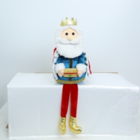 Heilige Drei Könige Plüsch-Regalfiguren Krippenfiguren Weihnachtskönige Stoffpuppen Weiche Stoff-Feiertagsfiguren für Innendekoration