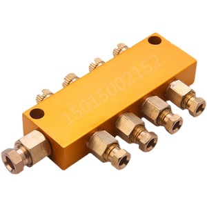 Distribuidor de Tuberías de Aceite Xtcg, 1 Entrada, 2, 3, 4, 5 Salidas, Puerto de 1/4 de Pulgada, Uso en Sistemas Hidráulicos - Product Image 2