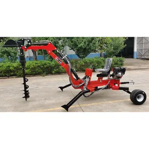 Agriculture Machinery Cheaper Atv Loader Backhoe Diesel Engine Atv Towable Backhoe Loader 15hp Engine Power Backhoe