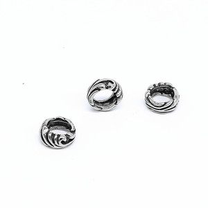 Composants de bijoux ronds en acier inoxydable Yunnique, trou de 8,0 mm, pour la fabrication de bracelets, accessoires DIY, procédé de moulage - Product Image 1
