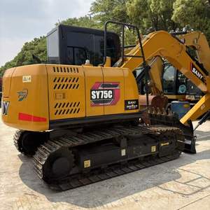 Excavadora de cadenas Sany SY75C usada, 7.5 toneladas, original de China, en buen estado, pocas horas de uso, en venta - Product Image 1