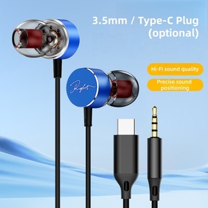 Écouteurs filaires Type-C à <span class=keywords><strong>prix</strong></span> de gros usine pour iPhone Samsung, 1,2 m, intra-auriculaires Hi-Fi USB-C avec micro pour jeux, sport et musique - Product Image 3