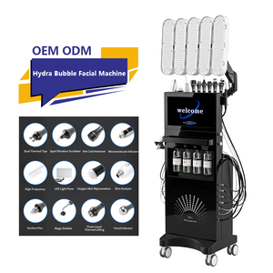 Máquina de Cuidado Facial 12 en 1, Equipo de Belleza para el Cuidado de la Piel con Hidroterapia, ODM OEM, Spa Facial, Limpieza Facial, Rejuvenecimiento de la Piel - Product Image 3