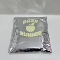 Emballage personnalisé avec logo, pochette en aluminium argenté, sac d'expédition, polybag, résistant à l'humidité, anti-déchirure, enveloppe d'expédition
