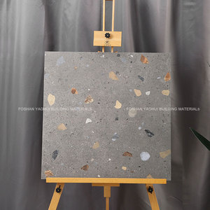 Mới nhất cổ điển đầy màu sắc <span class=keywords><strong>Matt</strong></span> kết thúc chống trượt mộc mạc terrazzo thiết kế sứ gạch 60x60cm cho tường và sàn nhà - Product Image 3