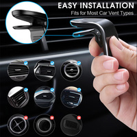 Prix de gros Nouveau design Accessoires voiture universels Support de téléphone voiture magnétique compatible Apple iPhone