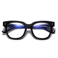 Gafas con montura óptica cuadrada clásicas vintage de alta calidad para hombre y mujer con logotipo personalizado, gafas con bloqueo de luz azul para hombre y mujer