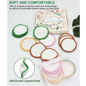 Meilleures ventes Hot Seller Ensemble de tampons démaquillants doux et réutilisables en <span class=keywords><strong>coton</strong></span> pour les yeux - Product Image 3