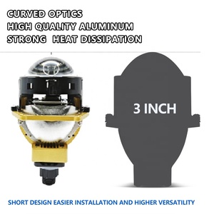 Idison t3jw H7 mini tốt nhất xe máy đầu đèn công suất cao H4 LED ống kính máy chiếu cho phù hợp và thành phố mô hình 2 năm bảo hành - Product Image 6