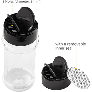 Muestra Gratuita de Envase de Plástico PET para Pimienta, Frascos de Plástico para Especias/Sal y Pimienta, 80-360 ml, Envase de Plástico PET para Especias - Product Image 3