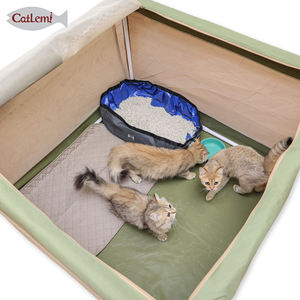 Grand parc d'intérieur en plastique solide et respirant pour animaux de compagnie, chenil pour chiens, fournitures de <span class=keywords><strong>naissance</strong></span> pour chiots, boîte pour chiens enceintes - Product Image 6