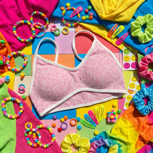 <span class=keywords><strong>Reggiseno</strong></span> <span class=keywords><strong>sportivo</strong></span> da donna con logo personalizzato, stampa leopardata <span class=keywords><strong>rosa</strong></span>, imbottito, senza cuciture, a costine, con spalline regolabili, per yoga, palestra e pilates - Product Image 4