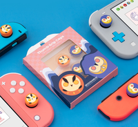 Sarung Silikon Lunak Lucu Desain Stik Jempol Stik Analog Tutup Joystick untuk Pengontrol Nintendo SwitchJoy-Con