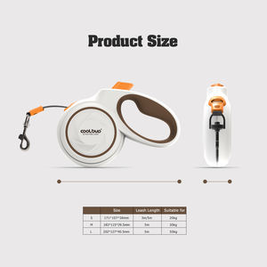 Correa de perro de plomo retráctil de cinta de nailon fuerte personalizada de alta calidad para perros grandes, medianos y pequeños - Product Image 6
