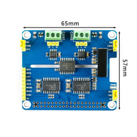 Expansion CAN isolée à 2 canaux HAT MCP2515 SN65HVD230 Circuit de protection multi-embarqué pour Raspberry Pi STM32