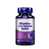 Comprimés d'ester de lutéine de myrtille OEM/ODM, compléments alimentaires pour la santé oculaire des adultes