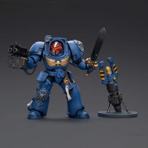 Figura de Acción 1/18 40K Ultramarines Terminator Squad Terminator con Cañón de Asalto, Figuras de Juguete - Product Image 4