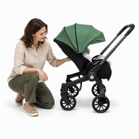Poussette bébé pliable légère personnalisée avec logo OEM ODM en gros pour les voyages et l'extérieur