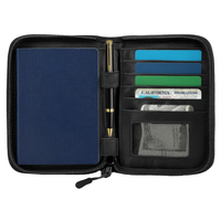Portefeuille de voyage en polyester anti-RFID pour passeport, organiseur de documents pour femmes, couples et familles - Étui de voyage tendance pour espèces et cartes