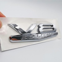 Emblema de Logotipo Automotriz 3D Personalizado de Fábrica para Autos, Material Plástico ABS Cromado Duradero, Adhesivo Fuerte, Pegatinas para Carrocería
