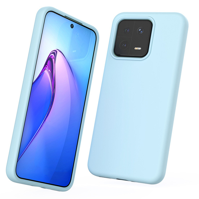 Anti Shockproof Slim Matte Silicone Liquid Phone Case for xiaomi 13 12 11