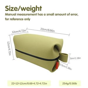กระเป๋าเครื่องสำอางซิลิโคนพกพาแฟชั่นลดราคา  ความจุเยอะ กันน้ำ  รับสกรีนโลโก้ สีลูกกวาด  พร้อมซิปจัดระเบียบ - Product Image 3